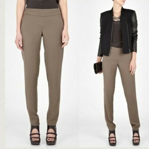 Helmut Lang Linen Blend Tapered Pants Size 6